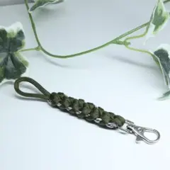 【ハンドメイド】パラコード キーホルダー　ラバーバンドホルダー