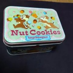 東京ディズニーランド　空き缶 【ナッツクッキー缶 チップとデール】