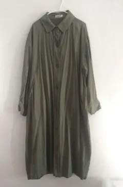 studio CLIP　オリーブ　スプリング　ロングコート　フリーサイズ