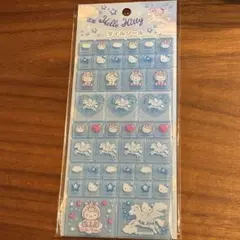 新品　キティ　タイルシール　ペガサス　ユニコーン 水色