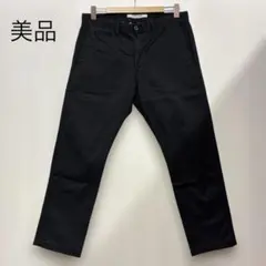 美品 バックナンバー ブラック ストレートパンツ ブラック メンズ XLサイズのサムネイル
