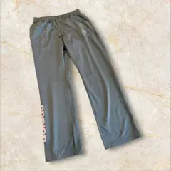 アディダス　トレーニングパンツ　ウエストゴム　グレー　Mサイズ