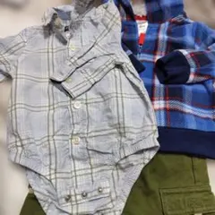 OshKosh ボディスーツ + Carter's ジャケット セット3−6M
