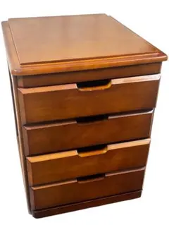 【中古】書類 多段チェスト 木製