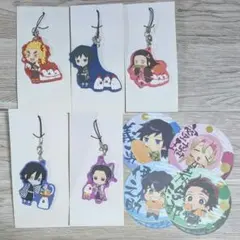 鬼滅の刃 ラバーストラップ コースター セット