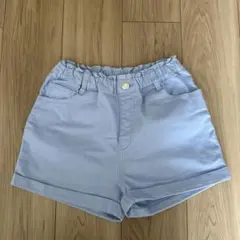【NAVY】水色 ショートパンツ 150サイズ
