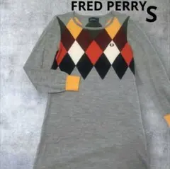新品 フレッドペリー アーガイル柄 ニット ワンピース FRED PERRY