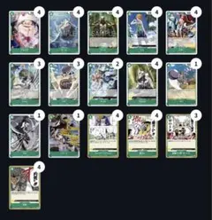 ワンピースカード　構築済みデッキ　クロデッキ