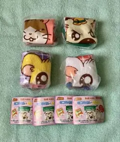 【匿名配送】とっとこハム太郎　ミニタオル・きんちゃく　4個セット　未開封