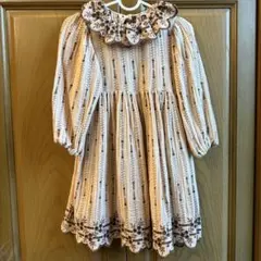 Bebe Organic 刺繍ワンピース 2y