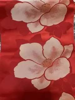 名古屋帯 正絹 西陣織 中古 オフホワイト 花 №aio0020 - メルカリ