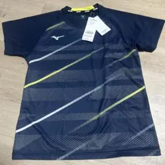 Mizuno ラケットスポーツゲームシャツ （Women's）Lサイズ ネイビー