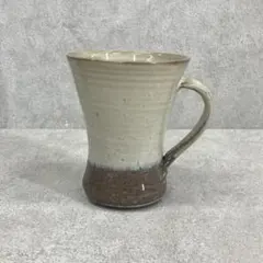 ⑨フリーカップ 布志名焼 白 民藝 マグカップ ビアカップ