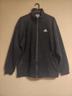 【セール】adidas アディダス フリースジャケット 黒 ヴィンテージ