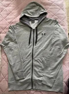 しんご様専用 UNDERARMOUR フルジップアップパーカー グレー XL
