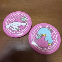 サンリオ 缶バッジ シナモロール タキシードサム 2個セット