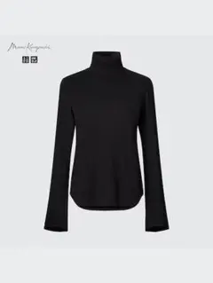 UNIQLO マメクロゴウチ ヒートテック ウールブレンドタートルネックT 黒S
