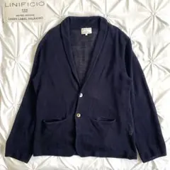 LINIFICIO グリーンレーベルリラクシング リネン100% カーディガンのサムネイル