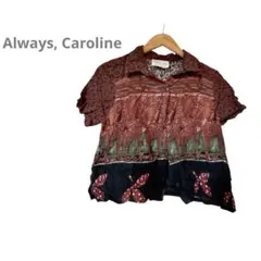 海外古着【Always, Caroline】 半袖シャツ