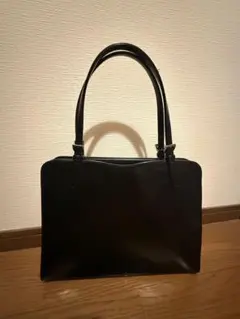 ま*こ様 黒 合皮 ビジネスバッグ　就活　リクルート