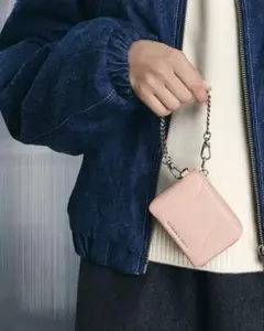 チャールズアンドキース　ウォレット、フラグメントケース、カード入れ　ライトピンク