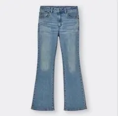 GUミドルライズフレアジーンズ