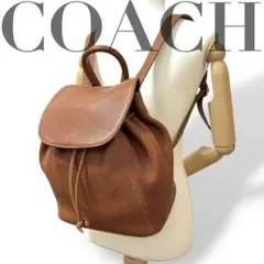 美品】 OLD COACH オールドコーチ 4922 巾着リュック イタリア製 