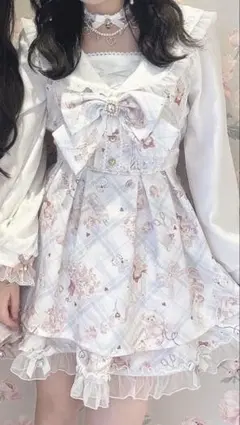sewing bear セットアップ　ブルー