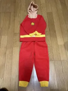 アンパンマン フリースパジャマ 赤 100cm~