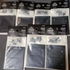 LABRICO 1X4 2X4 ジョイント　アイアン　黒　IXK-4 7セット