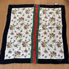 GUCCI シェリーライン GG柄 シルク 大判ストール ショール スカーフ