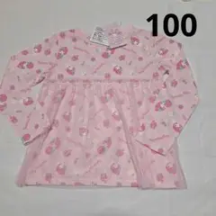 100cm　チュール付き長袖Tシャツ　マイメロディ　サンリオ