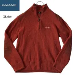 モンベル　ミッテルレギ　ハーフジップセーター　XL メリノウール100%