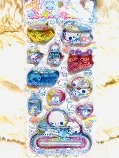 ぷくぷくあわわちゃん　ウォーターinシール　かおりつき　カミオジャパン正規品
