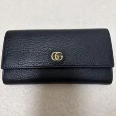 GUCCI GGマーモント コンチネンタルウォレット 長財布 ブラックのサムネイル