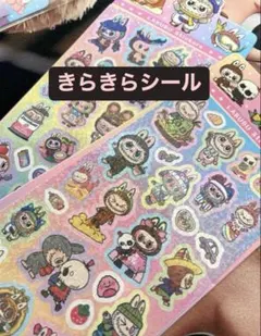 お得♡新商品♡ラブブ♡きらきらシール♡2シートset♡ランダム