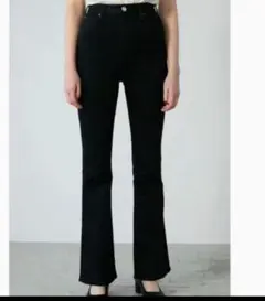 MOUSSY HW Rebirth FLARE フレア 26 ブラック　デニム