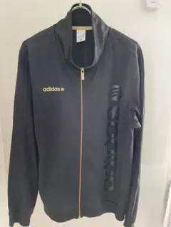 adidas neoブラックジャケットOサイズ
