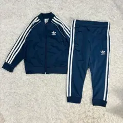 adidas originals セットアップ ジャージ 100 ネイビーSST