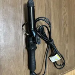 SALONIA カールヘアアイロン ブラック 収納ケース付き