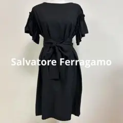 新品タグ付き✨ 【フェラガモ】ロングワンピース ウール 46 大きいサイズ 黒 楽天市場】フェラガモ（ワンピース｜レディースファッション）の通販