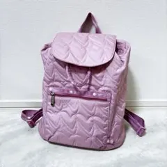 LeSportsac ピンク キルティング リュック ハート リュックサックのサムネイル