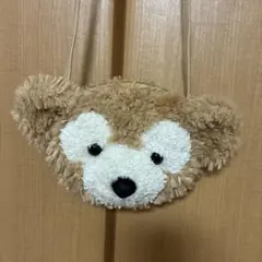 ダッフィー クマの顔型ポーチ