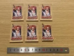 원피스 最強ジャンプ ステッカー シャンクス 6点セット