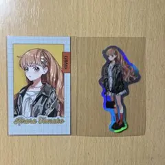 にじさんじ 雲母たまこ 【GRAY×ACCENT】ステッカー&チェキ風カード