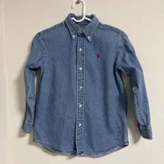 Ralph Lauren デニムブルー 長袖シャツ　130