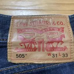 Levi's 505 ダークブルーデニム W31 L33