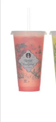 Starbucksミステリーカラーチェンジングリユーザブルコールドカップ レッド