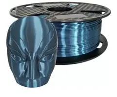 シルク PLA フィラメント　エナメルブルー　1.75mm 1KG 3Dプリント