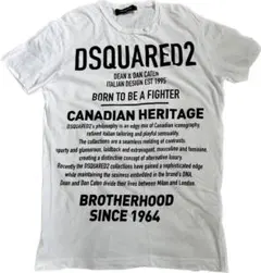 DSQUARED2 プリント Tシャツ ホワイト半袖